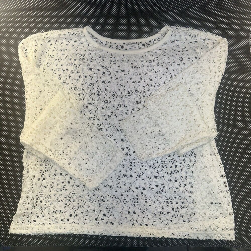 No boundaries Long Sleeve Fresh Ivory NWT
